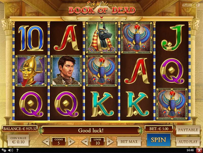 Book of Dead Slots Gameplay