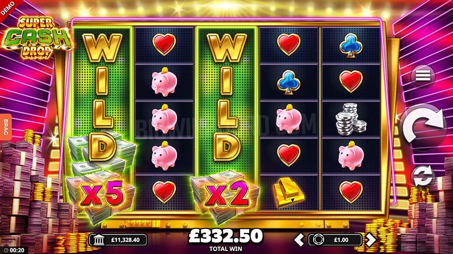 Super Cash Drop Slot Review Gameplay